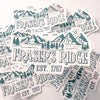 Fraser's Ridge Outlander Sticker-Stickers-Painted Lavender