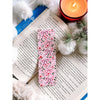 Bows and Holly Berries Pink Bookmark-Bookmarks-Painted Lavender