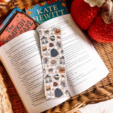 Luke's Diner Gingham Gilmore Girls Bookmark-Stickers-Painted Lavender