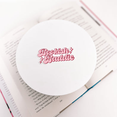 Bookish Baddie Sticker-Stickers-Painted Lavender