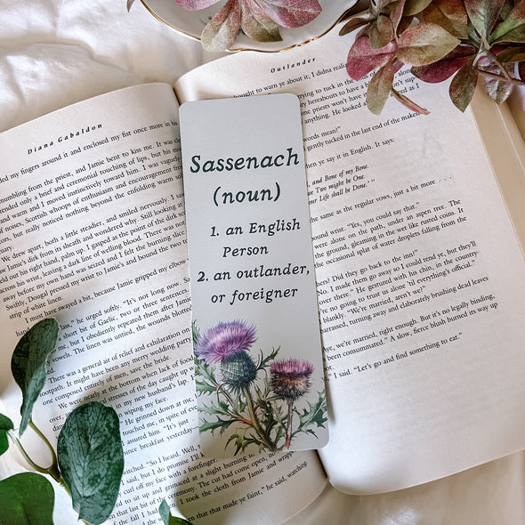 Sassenach Outlander Bookmark-Bookmarks-Painted Lavender
