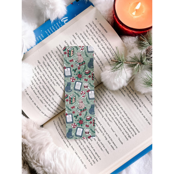 Cozy Season Holiday Essentials Bookmark-Bookmarks-Painted Lavender