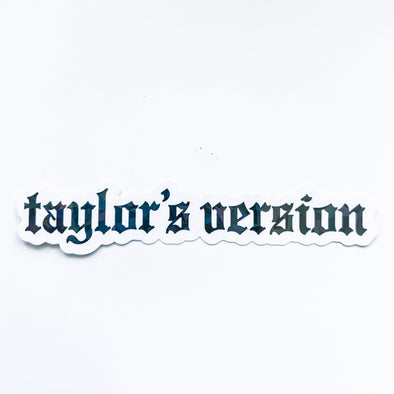 Taylor's Version Rep Holographic Sticker-Stickers-Painted Lavender