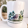 Fraser's Ridge Outlander Mug--Painted Lavender