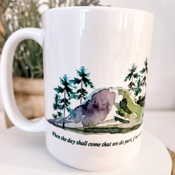 Fraser's Ridge Outlander Mug-Painted Lavender