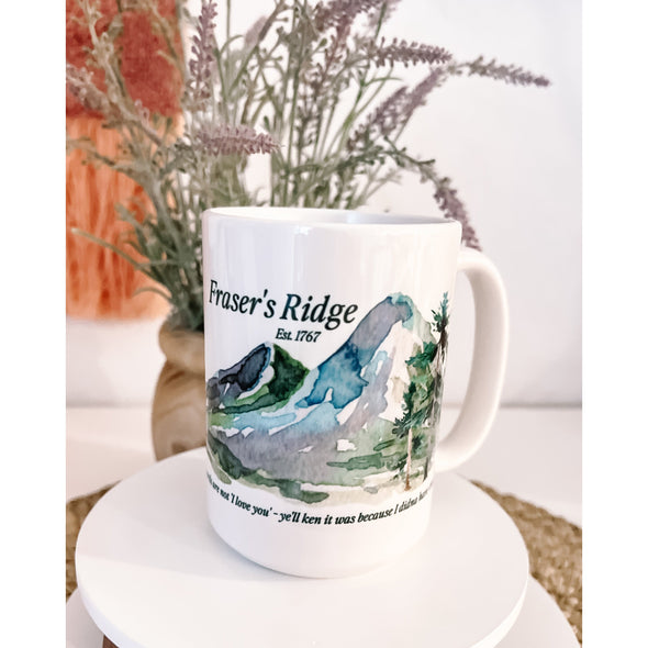 Fraser's Ridge Outlander Mug-Painted Lavender