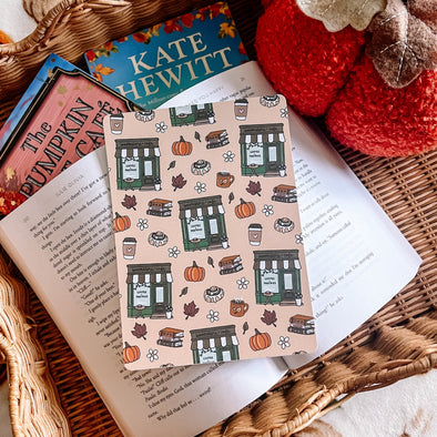 Fall Bookstore Cafe Kindle Insert-Kindle Acessories-Painted Lavender