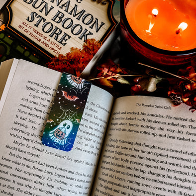 Pumpkin Spice Magnetic Bookmark-Stickers-Painted Lavender