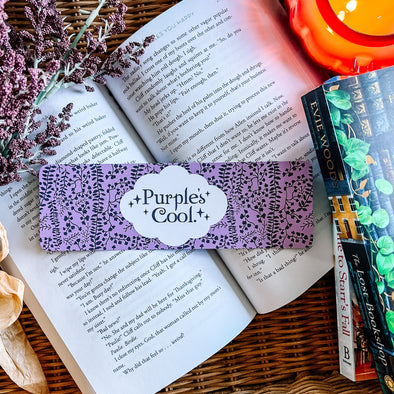 Purple Is Cool Twilight Bookmark