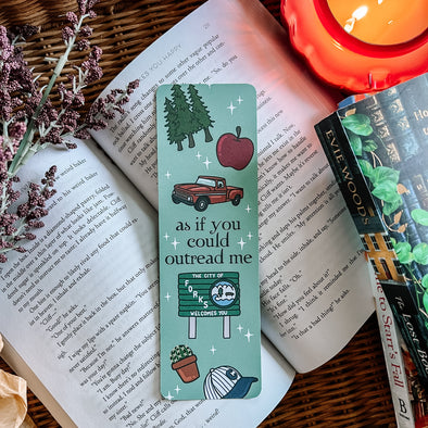 As If You Could Outread Me Twilight Bookmark-Bookmarks-Painted Lavender
