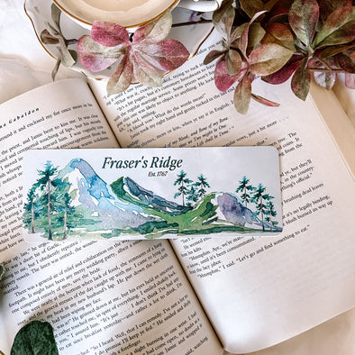 Fraser's Ridge Outlander Bookmark-Bookmarks-Painted Lavender