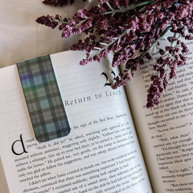 Fraser Tartan Magnetic Bookmark-Stickers-Painted Lavender