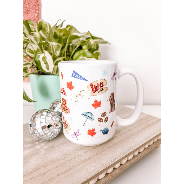 Gilmore Girls Mug-Painted Lavender