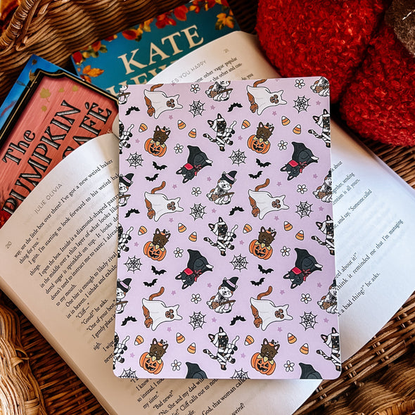 Halloween Cats Kindle Insert-Kindle Acessories-Painted Lavender