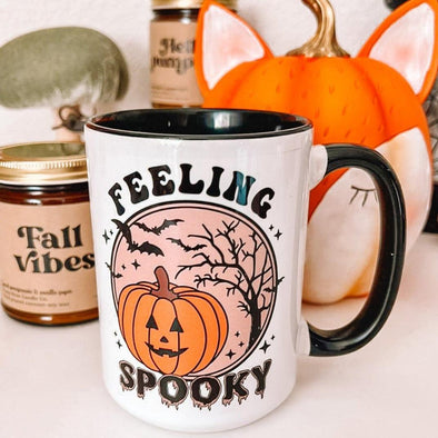 Feeling Spooky Mug-Painted Lavender