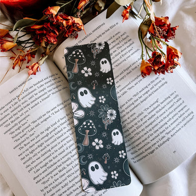 Cottage Celestial Ghost Bookmark-Stickers-Painted Lavender