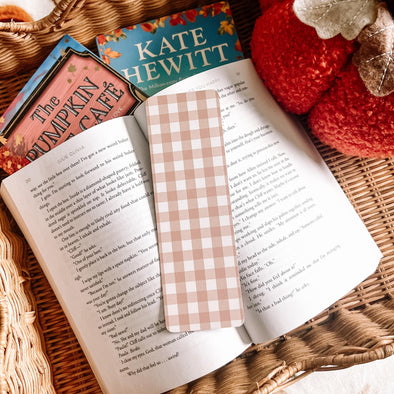 Autumn Gingham Bookmark-Stickers-Painted Lavender