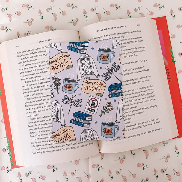 Stars Hollow Books Kindle Insert-Stickers-Painted Lavender