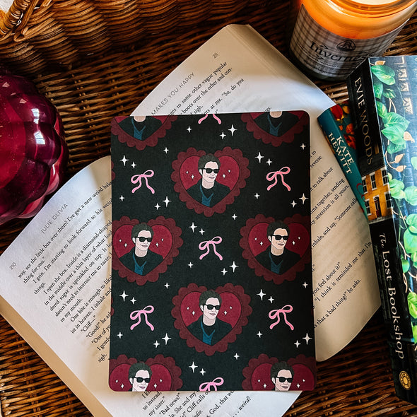 Edward Hearts Twilight Kindle Insert-Kindle Acessories-Painted Lavender