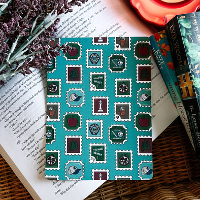 Twilight Stamps Kindle Insert-Kindle Acessories-Painted Lavender