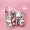 Cozy Girl Book Club Glass Cup-Painted Lavender