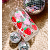 Strawberry Garden Can Glass Cup-Painted Lavender
