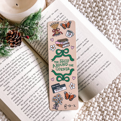 The Shop Around The Corner Bows Bookmark-Bookmarks-Painted Lavender