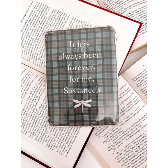 It Has Always Been Forever Sassenach Kindle Insert-Stickers-Painted Lavender