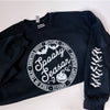 Spooky Season Crewneck Sweatshirt-S-Black-Painted Lavender