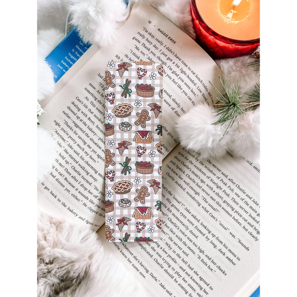 Holiday Treats Picnic Bookmark-Bookmarks-Painted Lavender