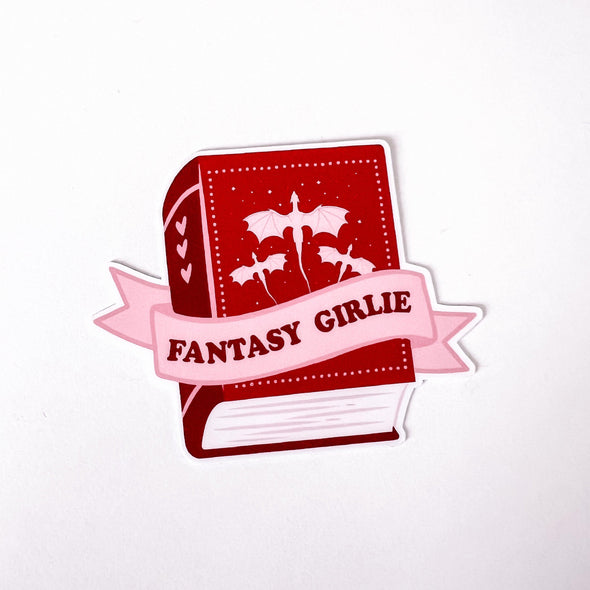 Fantasy Girlie Sticker-Stickers-Painted Lavender