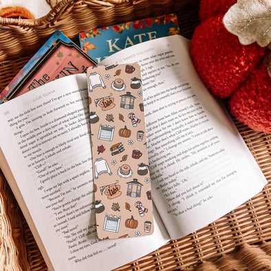 Stars Hollow Fall Gilmore Girls Bookmark-Stickers-Painted Lavender