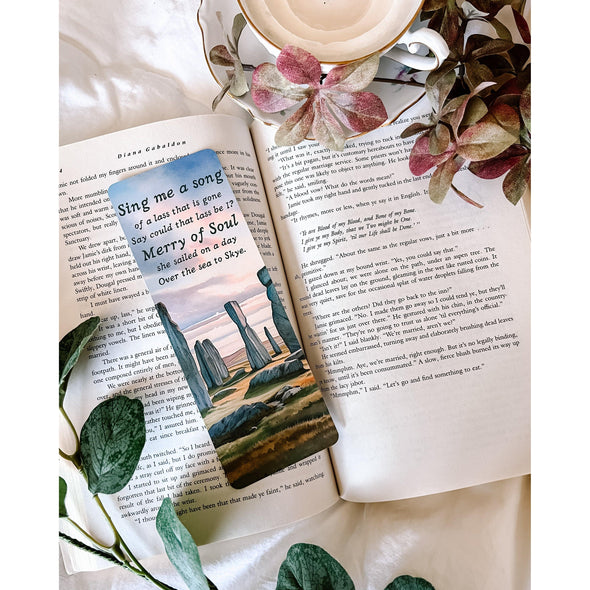 Skye Boat Song Outlander Bookmark-Bookmarks-Painted Lavender