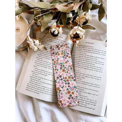 Golden Hour Floral Bookmark-Stickers-Painted Lavender