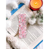 Bows and Holly Berries Pink Bookmark-Bookmarks-Painted Lavender