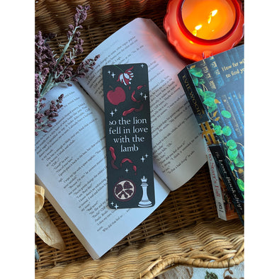 So The Lion Fell In Love With The Lamb Twilight Bookmark