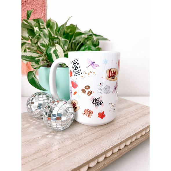Gilmore Girls Mug-Painted Lavender