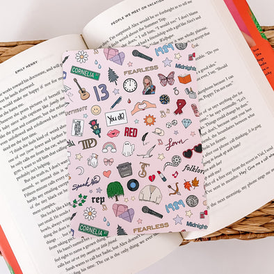 Eras Pink Kindle Insert-Stickers-Painted Lavender