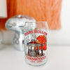 Stars Hollow Can Glass Cup-Painted Lavender