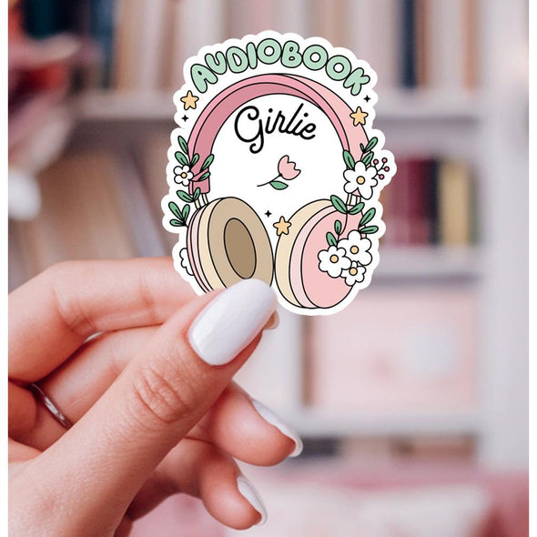 Audiobook Girlie Sticker-Stickers-Painted Lavender