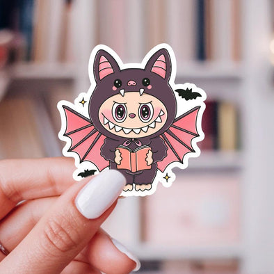 Bat Trinket Monster Doll Sticker-Stickers-Painted Lavender