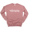 Blood of My Blood Minimal Premium Crewneck Sweatshirt-S-Mauve-Painted Lavender