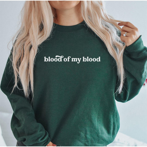 Blood of My Blood Minimal Classic Sweatshirt-Painted Lavender