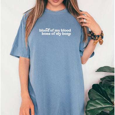 Blood of My Blood Retro Tee--Painted Lavender