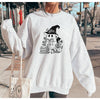 Bookish Ghost Crewneck Sweatshirt-Painted Lavender