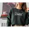 Bookish Crewneck Sweatshirt-Painted Lavender