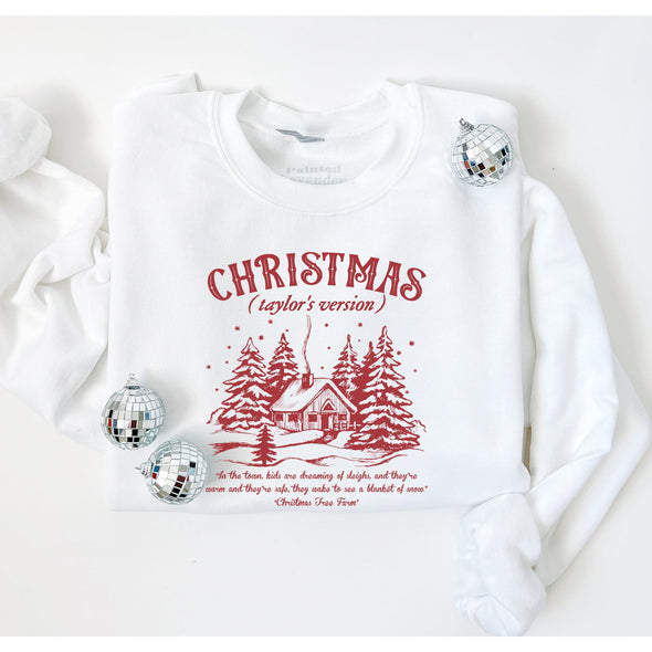 Christmas Taylor's Version Crewneck-Painted Lavender