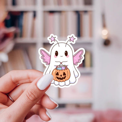 Fairy Ghost Sticker-Stickers-Painted Lavender