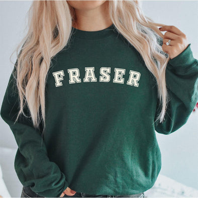 Fraser Varsity Classic Outlander Sweatshirt-Painted Lavender