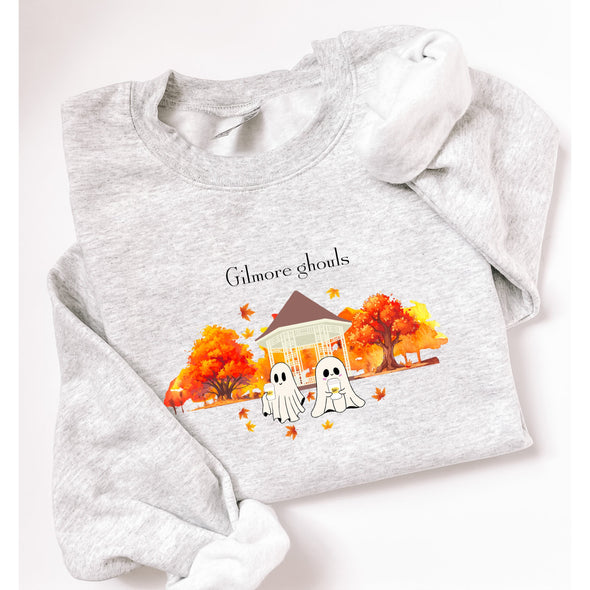 Gilmore Ghouls Crewneck Sweatshirt-Painted Lavender